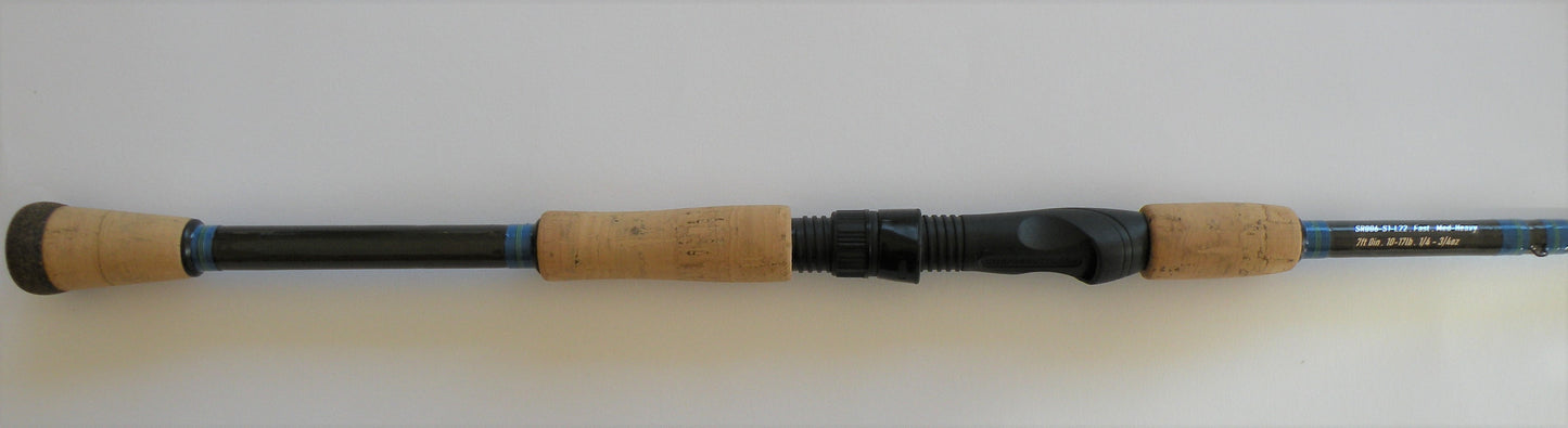 7'0" One Piece Spinning Rod: SR006-S1-L22